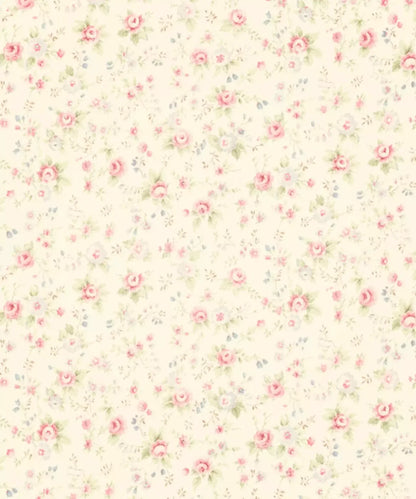 Beige Floral Backdrop for Photography