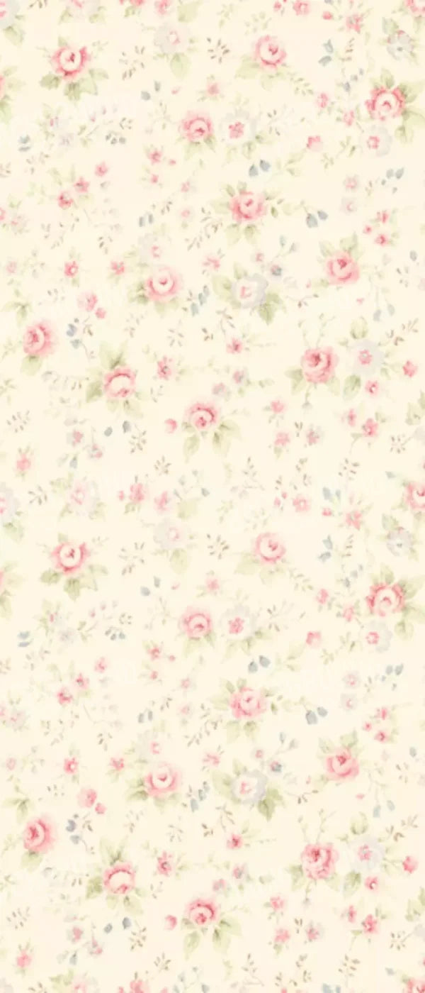Vintage Rosie Cream 5’X12’ Ultracloth For Westcott X-Drop (60 X 144 Inch) Backdrop