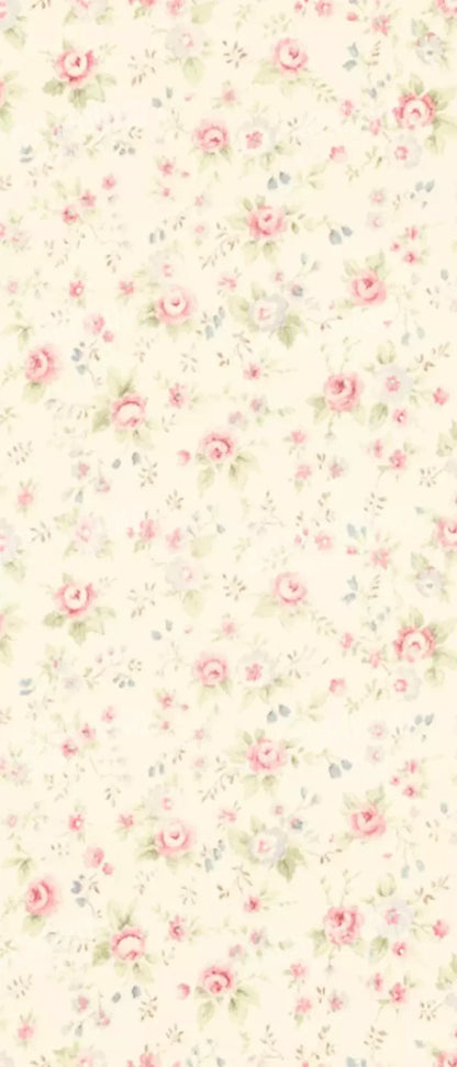 Vintage Rosie Cream 5’X12’ Ultracloth For Westcott X-Drop (60 X 144 Inch) Backdrop