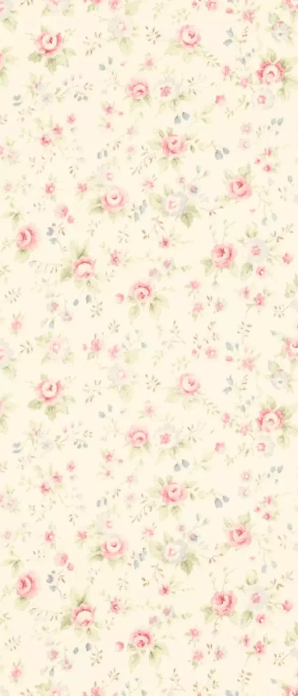 Vintage Rosie Cream 5’X12’ Ultracloth For Westcott X-Drop (60 X 144 Inch) Backdrop