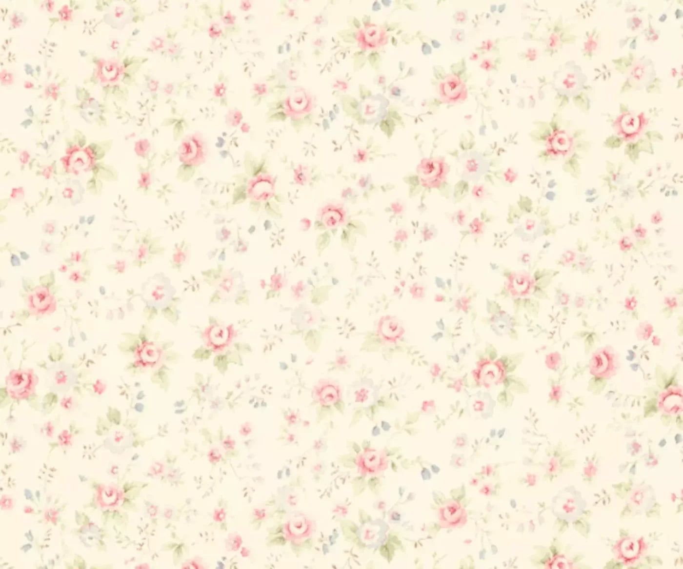 Vintage Rosie Cream 5’X4’2’ Fleece (60 X 50 Inch) Backdrop