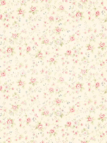 Vintage Rosie Cream 5’X7’ Ultracloth (60 X 84 Inch) Backdrop