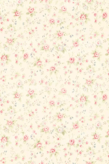 Vintage Rosie Cream 5’X8’ Ultracloth (60 X 96 Inch) Backdrop