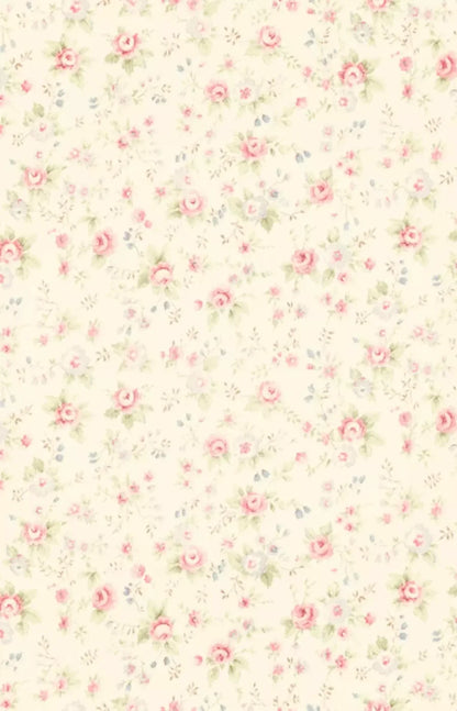 Vintage Rosie Cream 8’X12’ Ultracloth (96 X 144 Inch) Backdrop