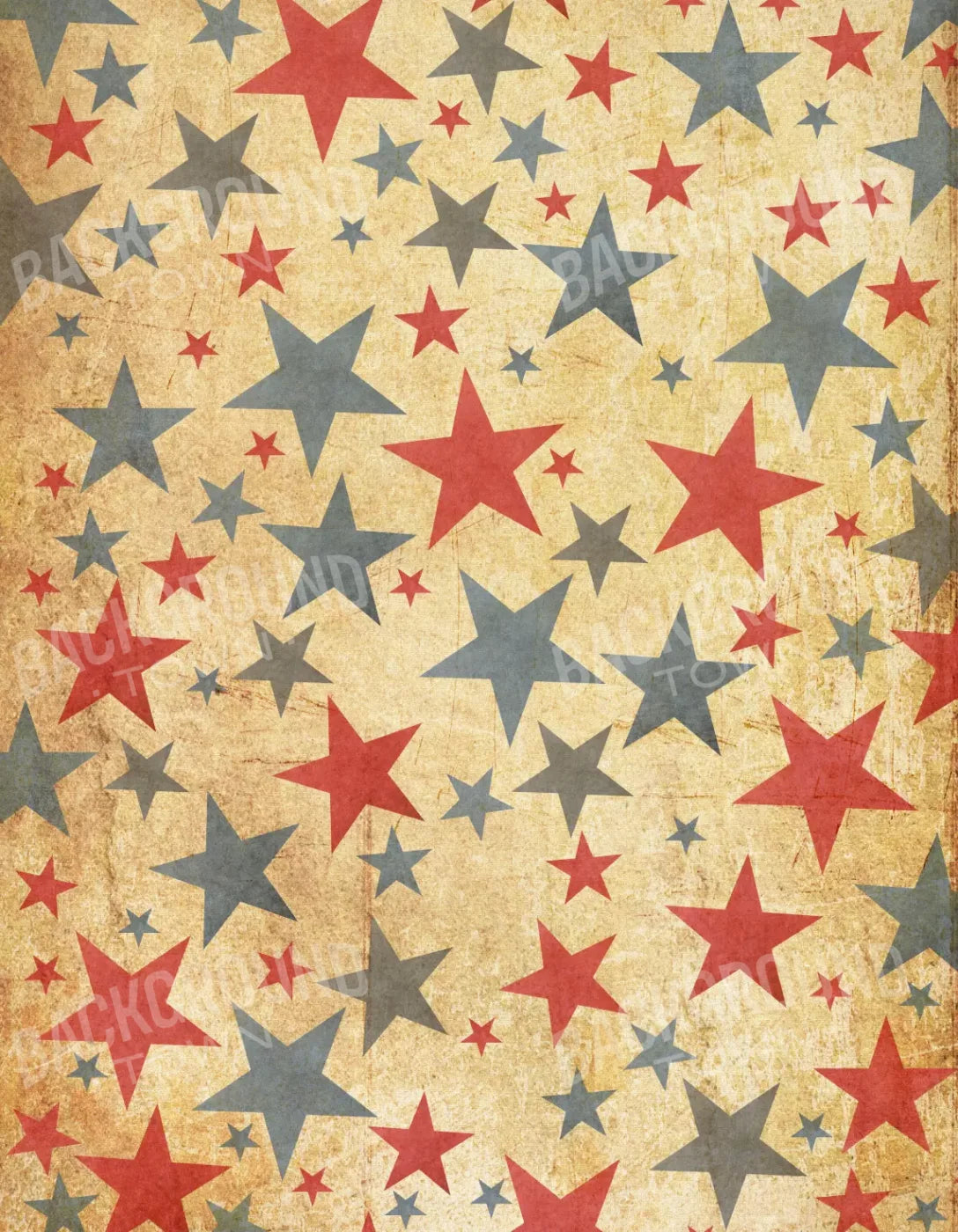 Vintage Star 6’X8’ Fleece (72 X 96 Inch) Backdrop