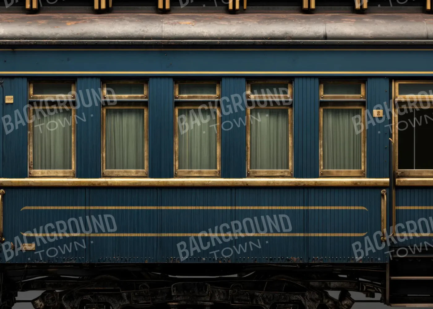 Vintage Train Car 7’x5’ UltraCloth (84 x 60 inch) Backdrop
