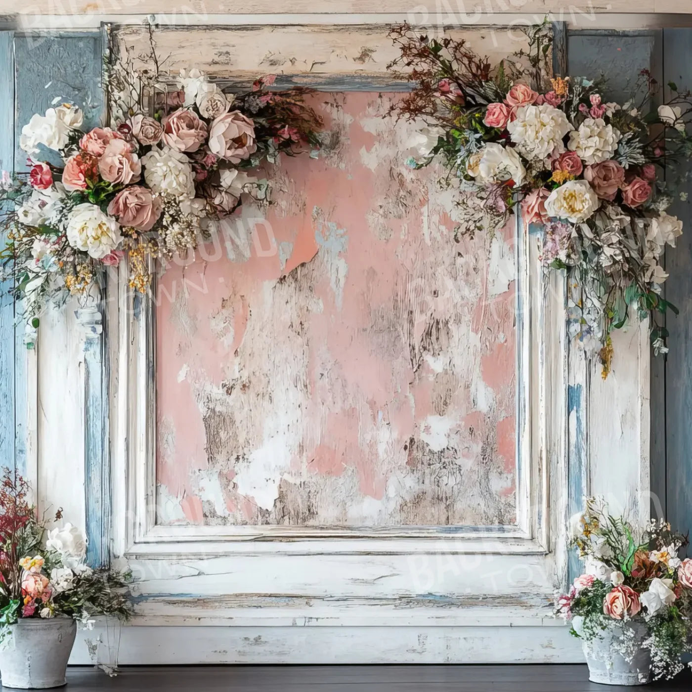 Vintage Wall II 10’x10’ UltraCloth (120 x 120 inch) Backdrop