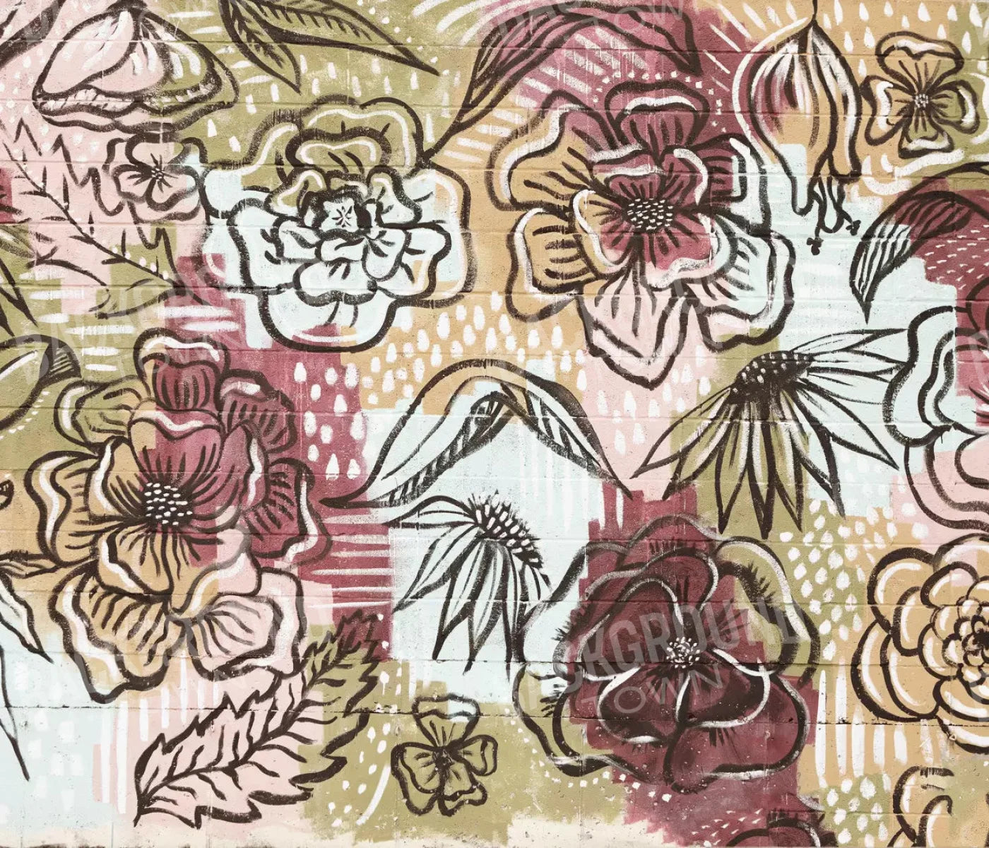 Vintage Wall Mural 12X10 Ultracloth ( 144 X 120 Inch ) Backdrop