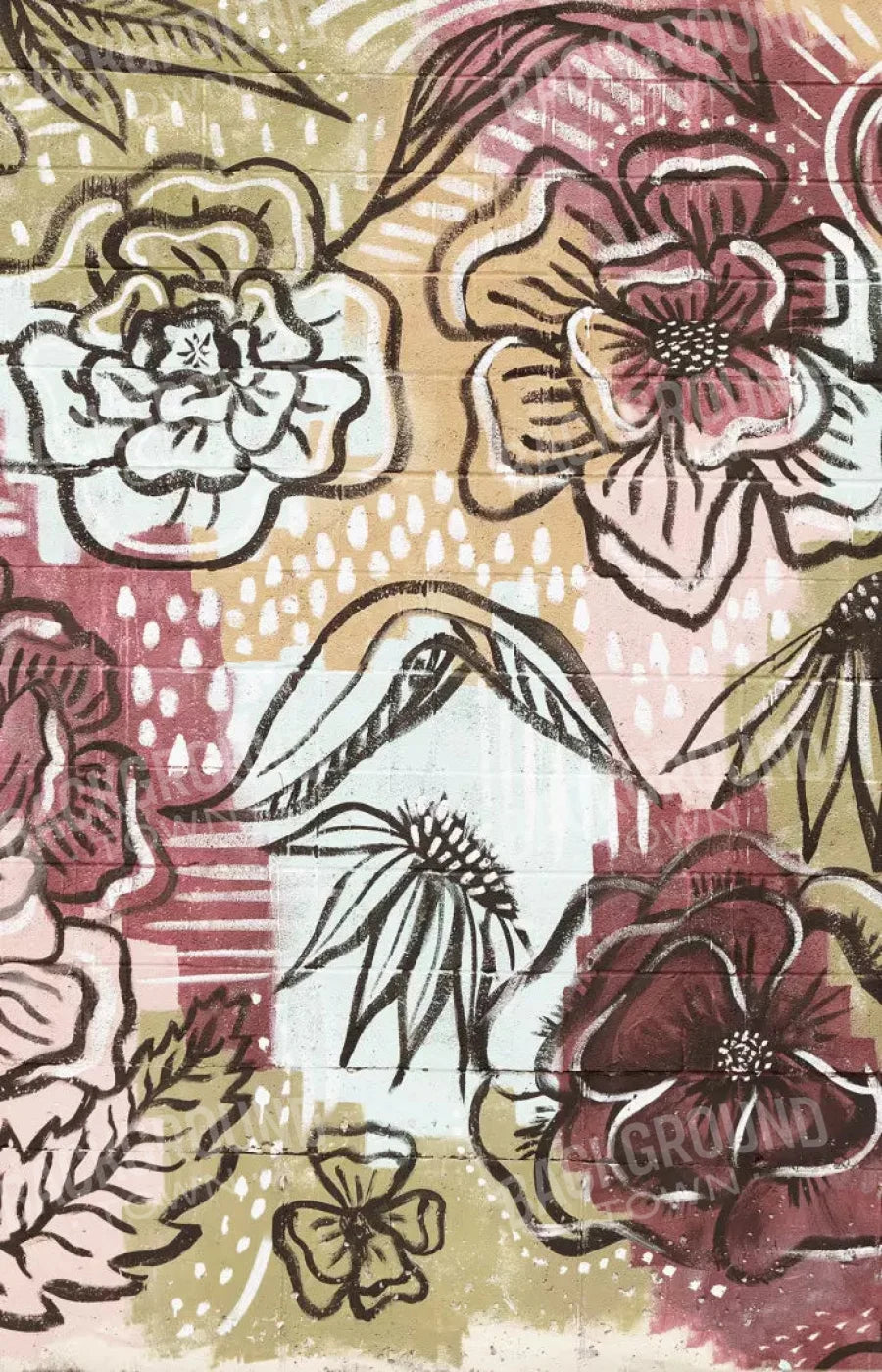 Vintage Wall Mural 8X12 Ultracloth ( 96 X 144 Inch ) Backdrop