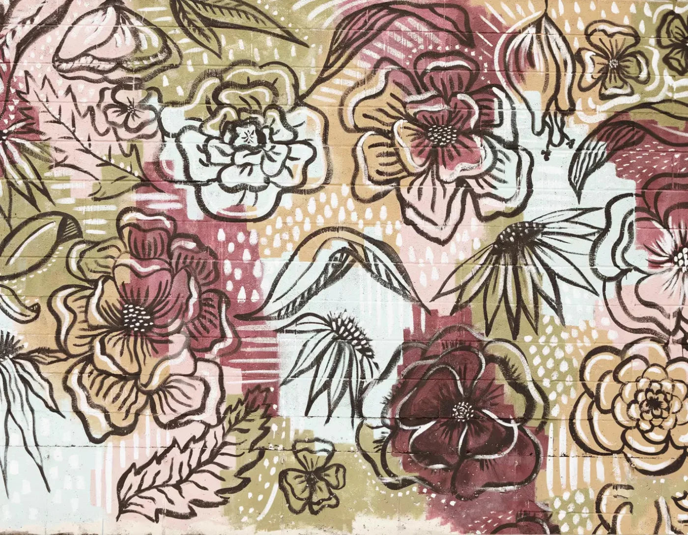 Vintage Wall Mural 8X6 Fleece ( 96 X 72 Inch ) Backdrop