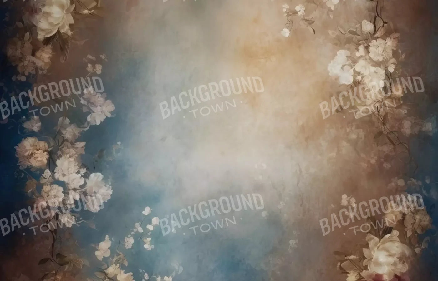 Vintage White Roses Ii 14’X9’ Ultracloth (168 X 108 Inch) Backdrop