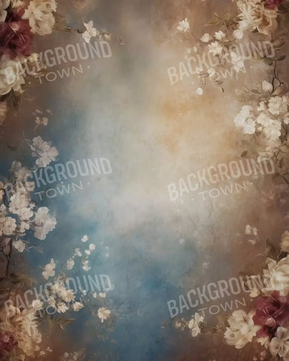 Vintage White Roses Ii 8’X10’ Fleece (96 X 120 Inch) Backdrop