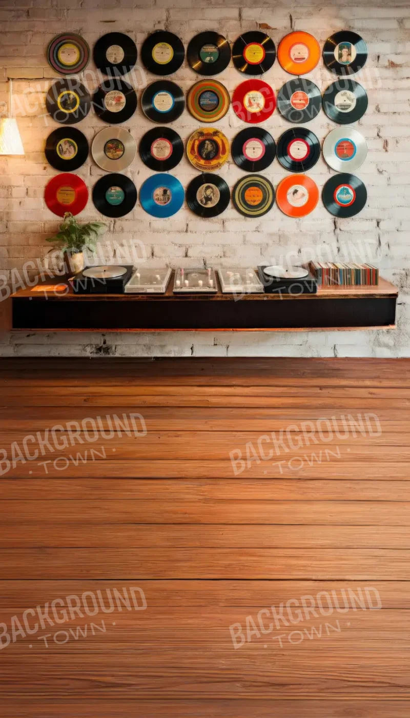 Vinyl Records Sweep 8’x14’ UltraCloth for Westcott X-Drop Pro (96 x 168 inch) Backdrop