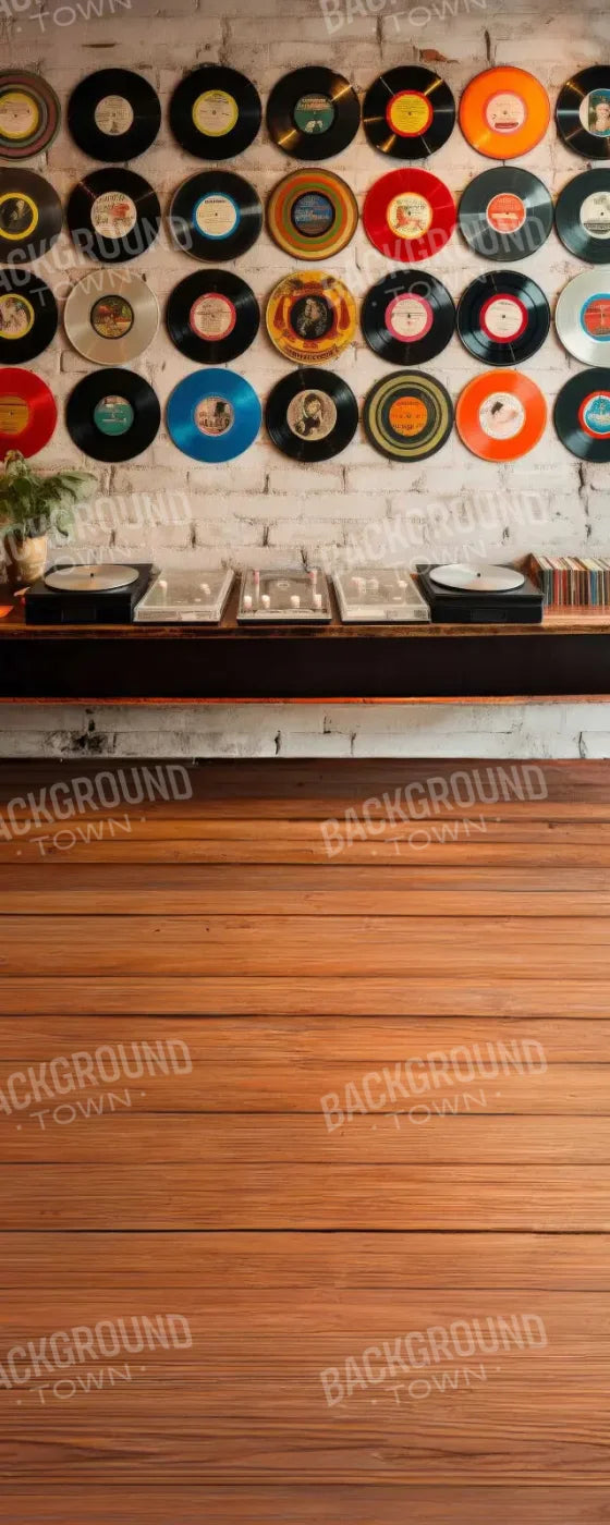 Vinyl Records Sweep 8’x20’ UltraCloth (96 x 240 inch) Backdrop