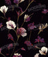 Black Floral Backdrop for Photography