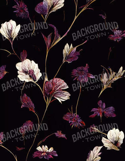 Violets 6X8 Fleece ( 72 X 96 Inch ) Backdrop