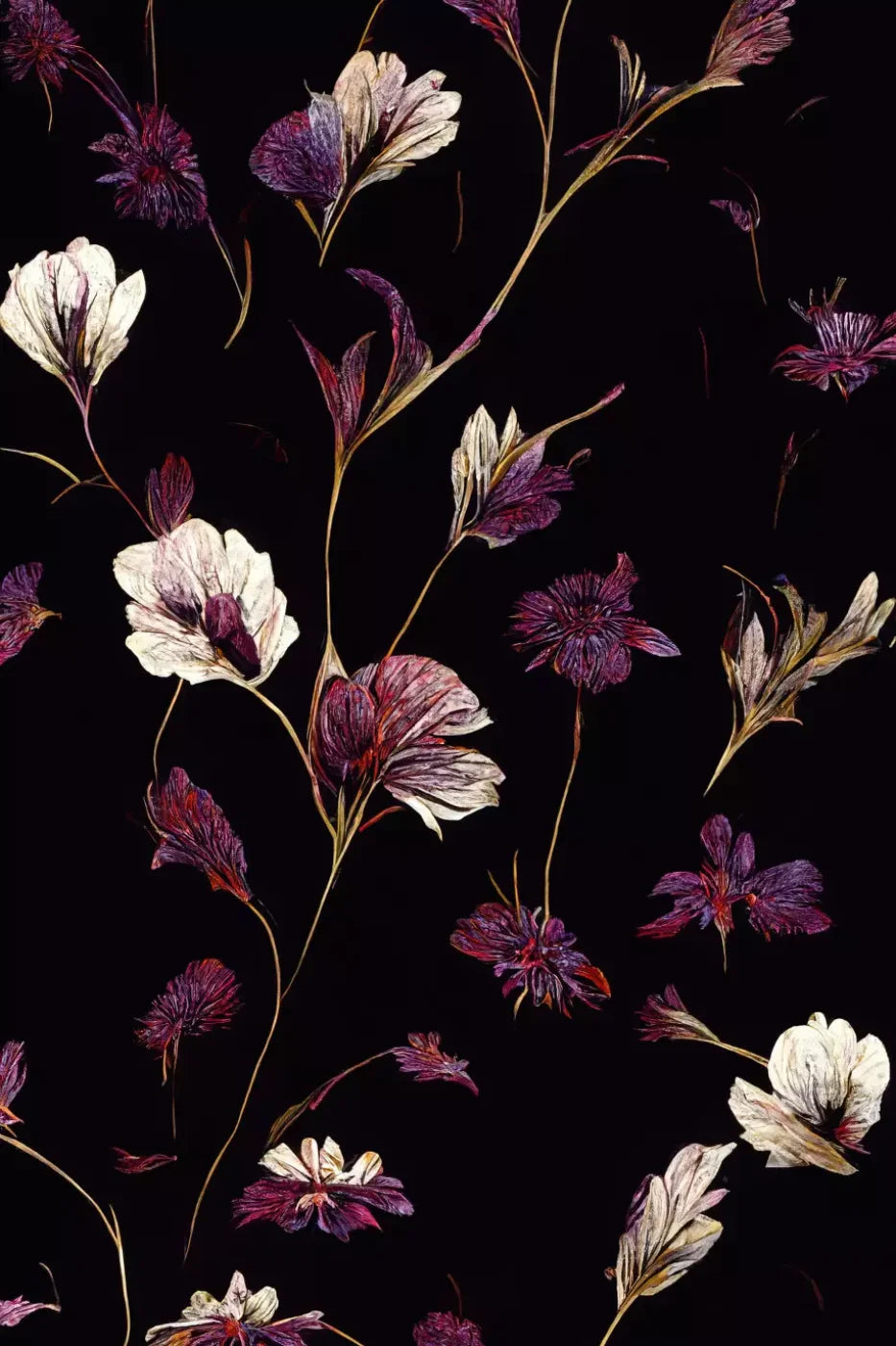 Violets Backdrop