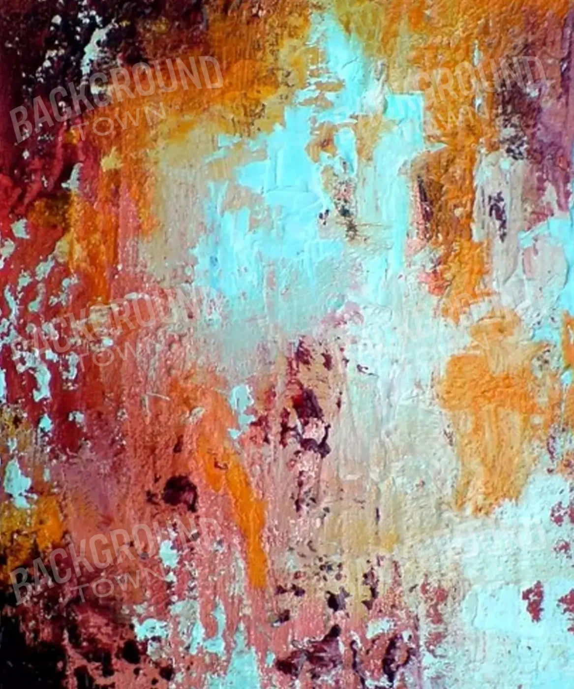 Multi-Color Urban Grunge Backdrop for Photography