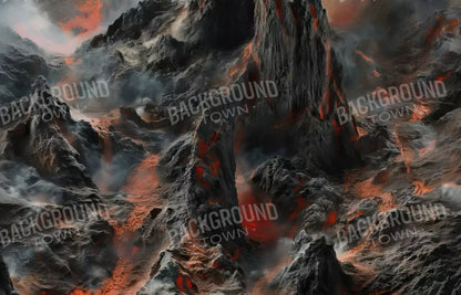 Volcanic Eruption 001 8X10 14’X9’ Ultracloth (168 X 108 Inch) Backdrop