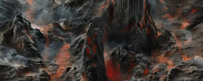 Volcanic Eruption 001 8X10 20’X8’ Ultracloth (240 X 96 Inch) Backdrop