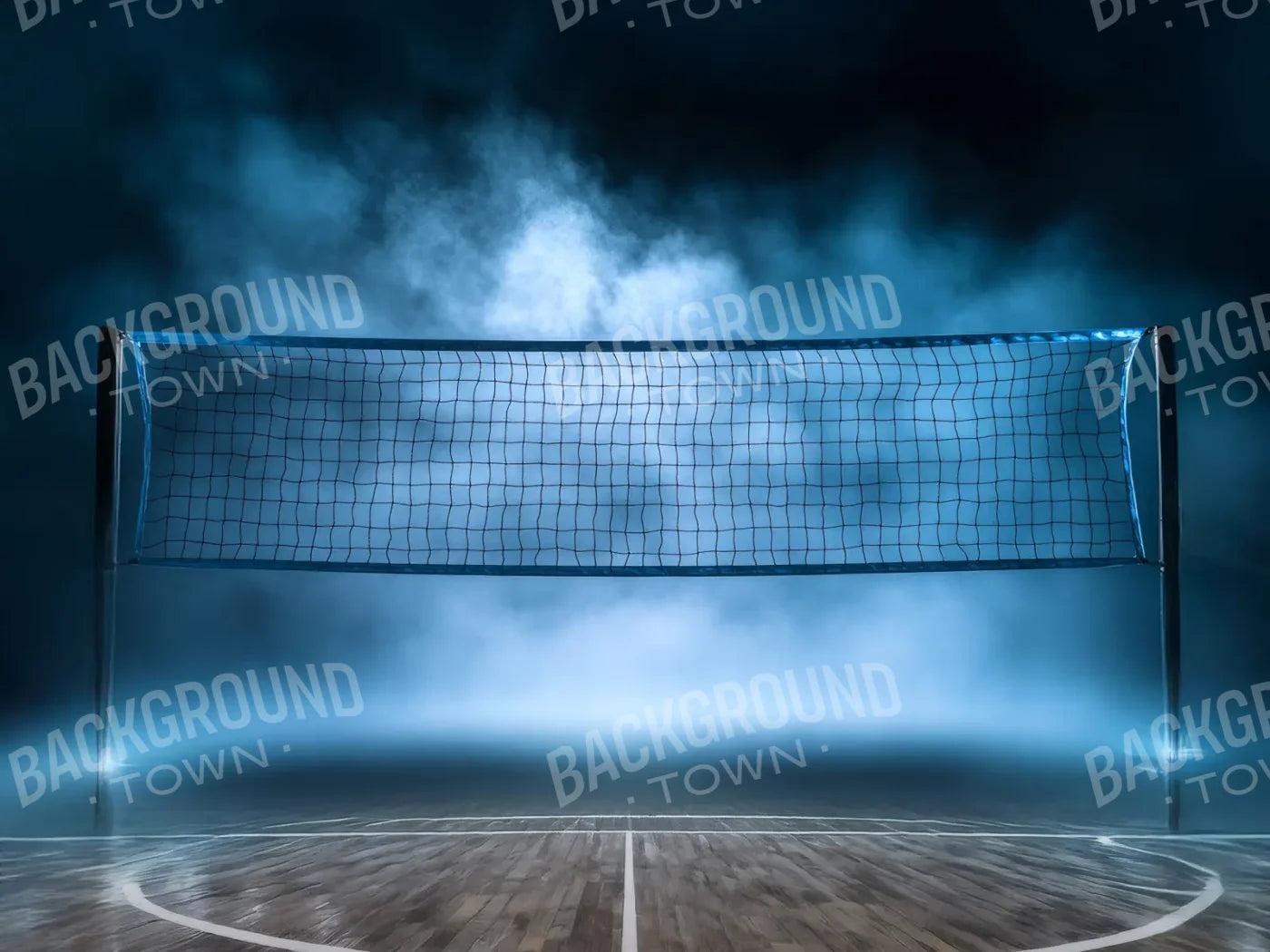 Volleyball Net 8’x6’ Fleece (96 x 72 inch) Backdrop