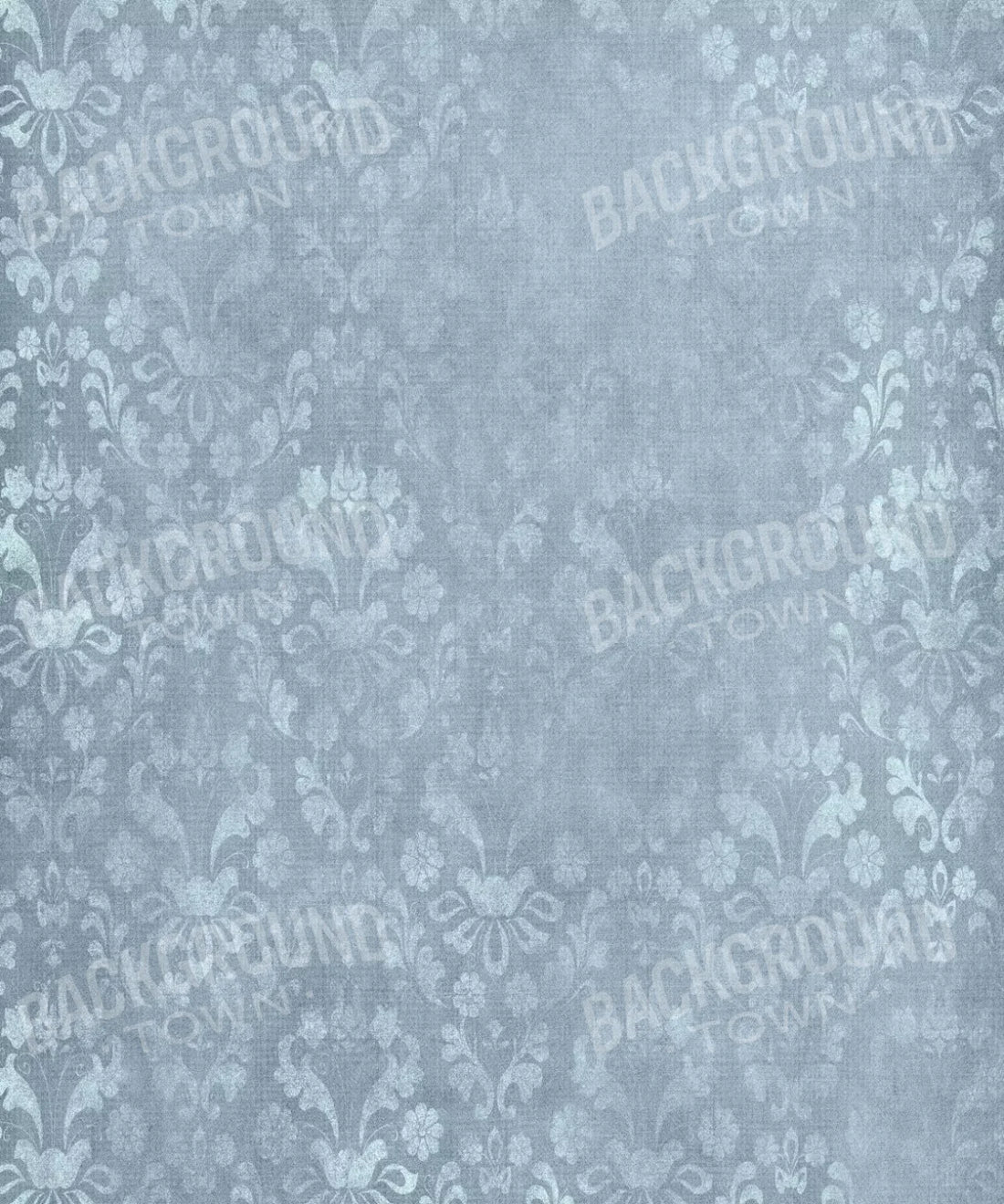 Blue Damask Backdrop for Photography