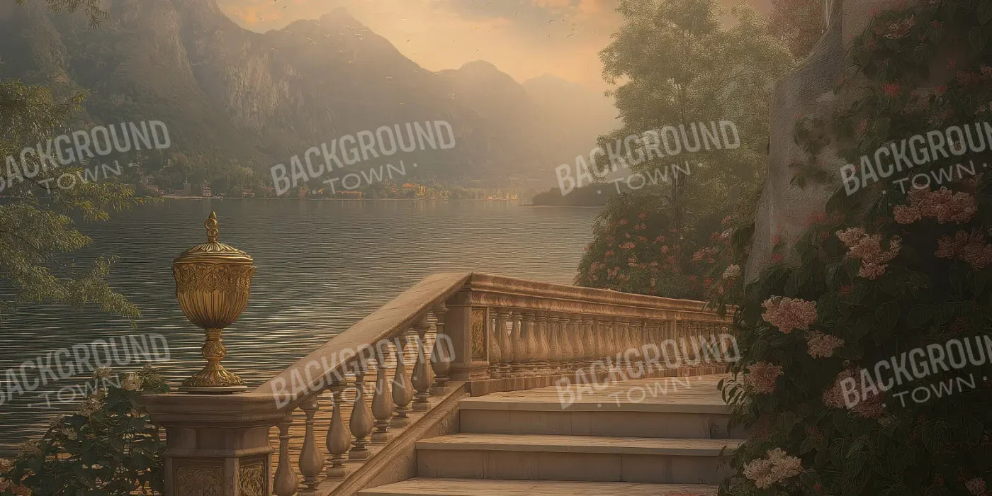 Walkway By Water 16’x8’ UltraCloth (192 x 96 inch) Backdrop