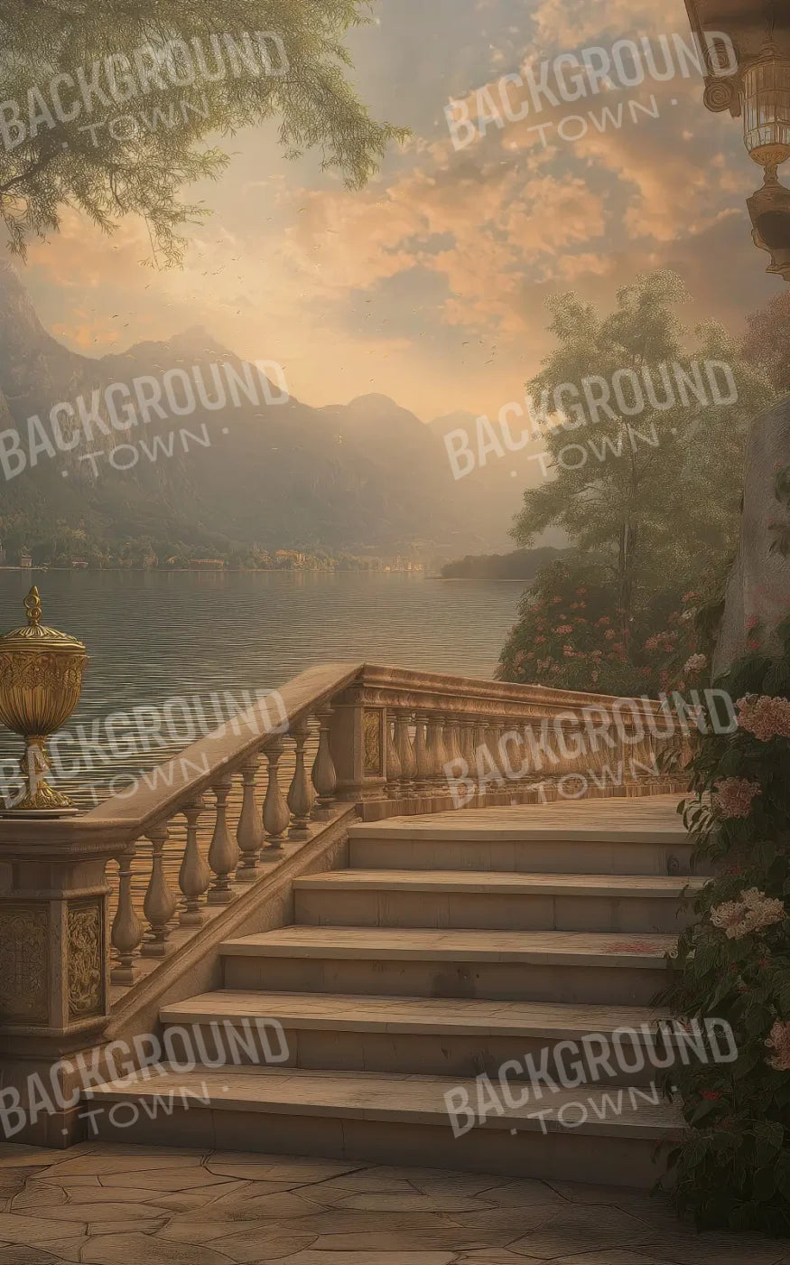 Walkway By Water 5’x8’ UltraCloth (60 x 96 inch) Backdrop