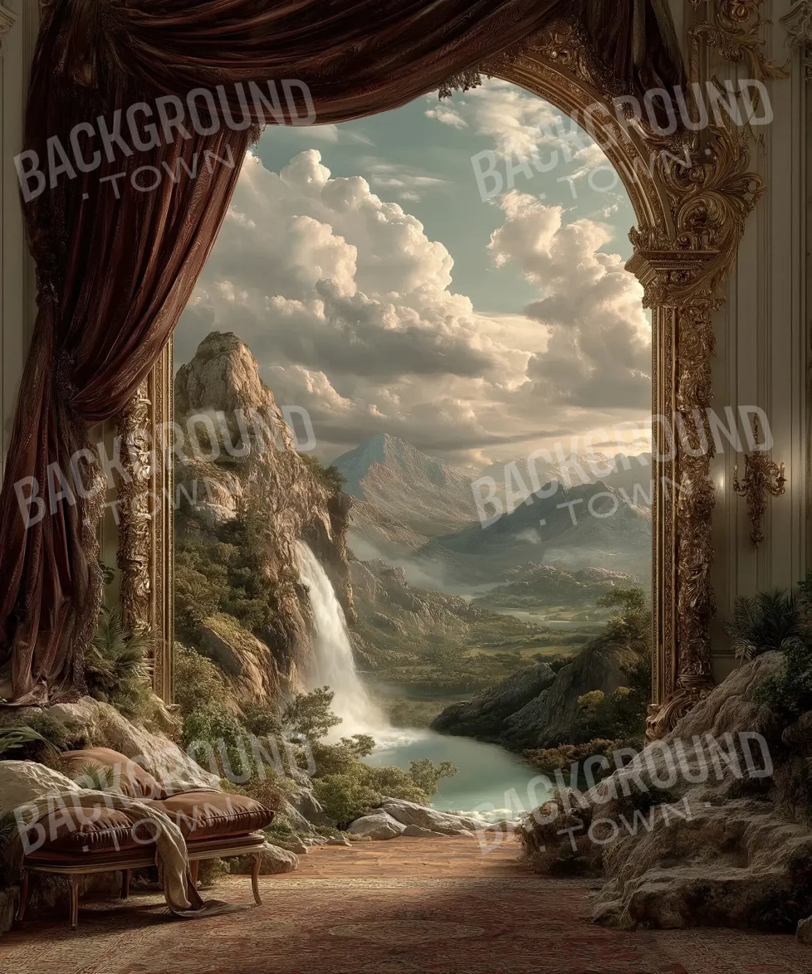 Walkway To Paradise 10’x12’ UltraCloth (120 x 144 inch) Backdrop