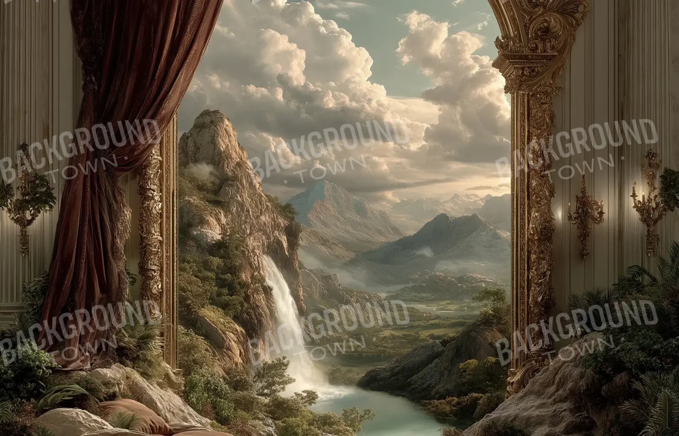 Walkway To Paradise 14’x9’ UltraCloth (168 x 108 inch) Backdrop