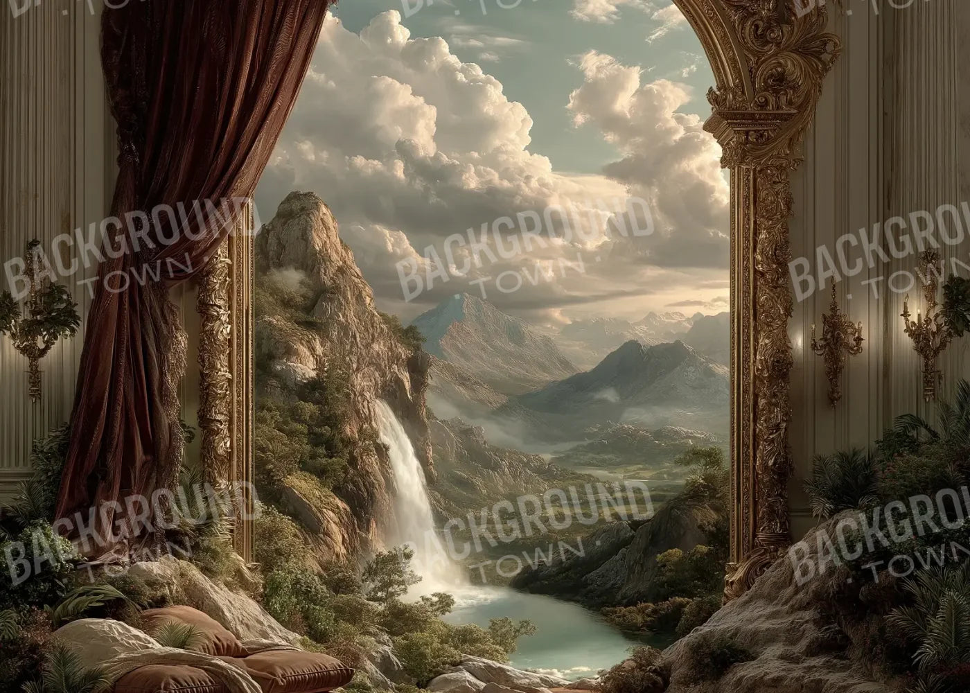 Walkway To Paradise 7’x5’ UltraCloth (84 x 60 inch) Backdrop