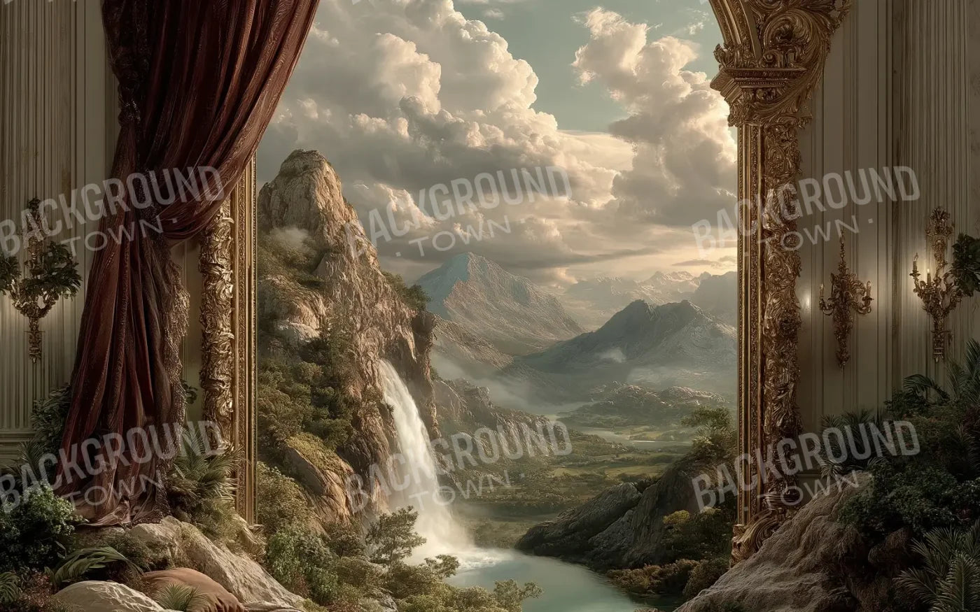 Walkway To Paradise 8’x5’ UltraCloth (96 x 60 inch) Backdrop