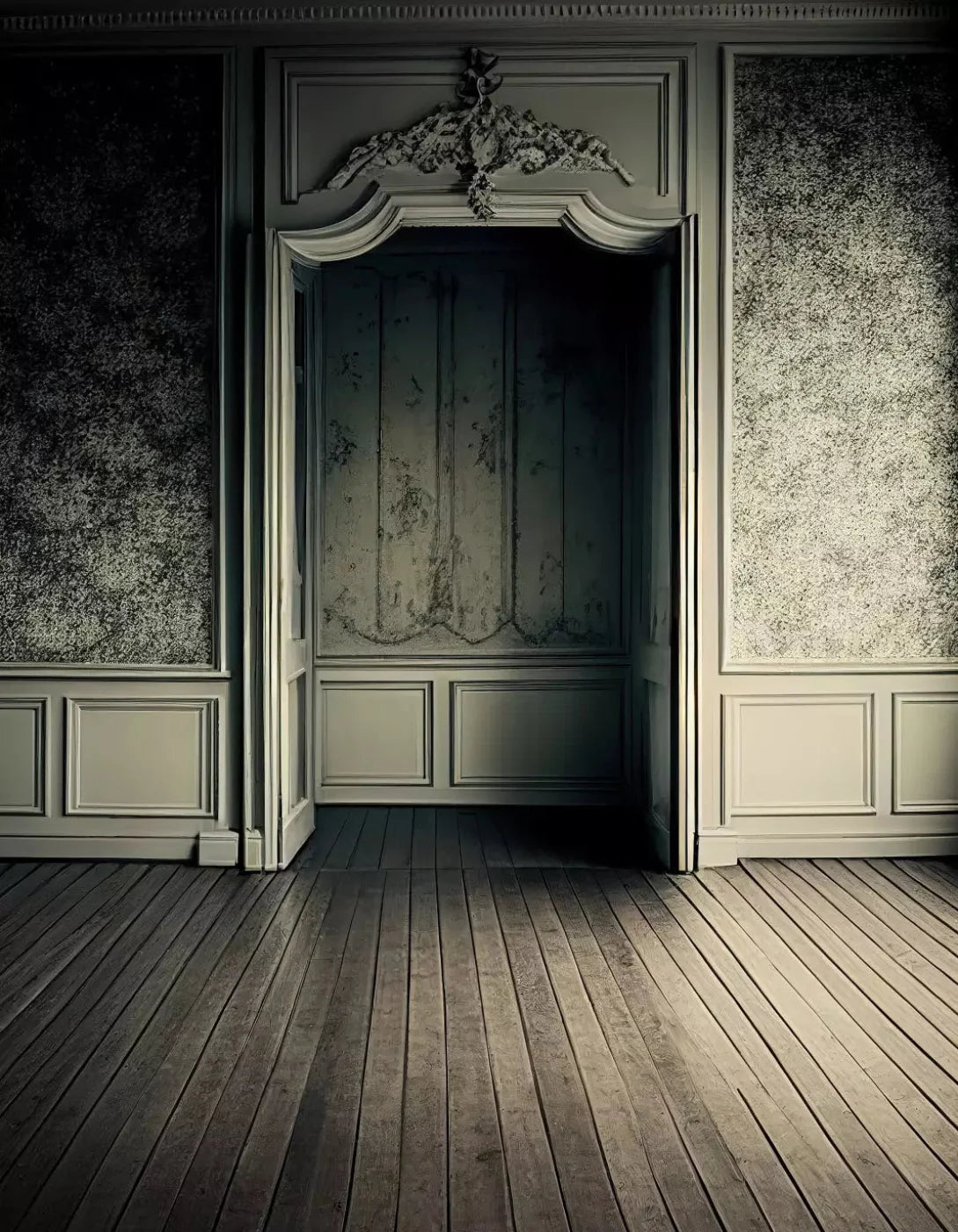 Wallpaper Room I 6X8 Fleece ( 72 X 96 Inch ) Backdrop