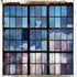 Blue Steel and Metal Backdrop for Photography