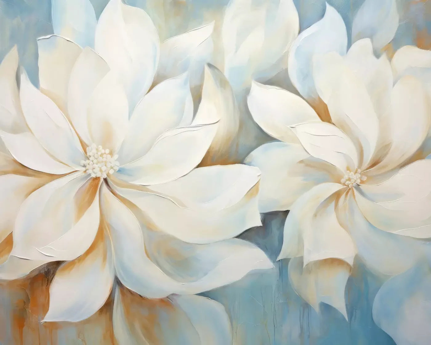Warm And Floral 10’X8’ Fleece (120 X 96 Inch) Backdrop