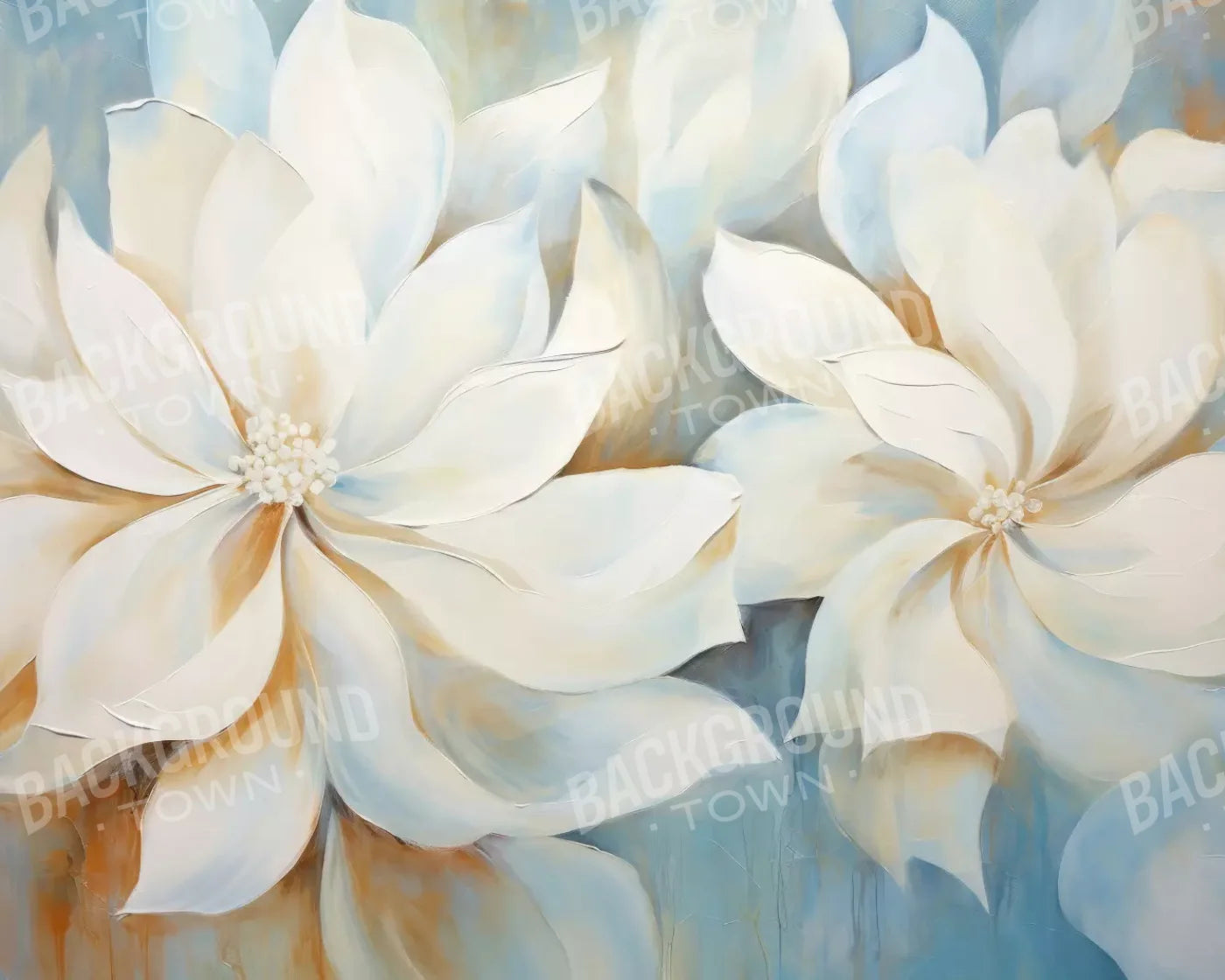 Warm And Floral 10’X8’ Fleece (120 X 96 Inch) Backdrop