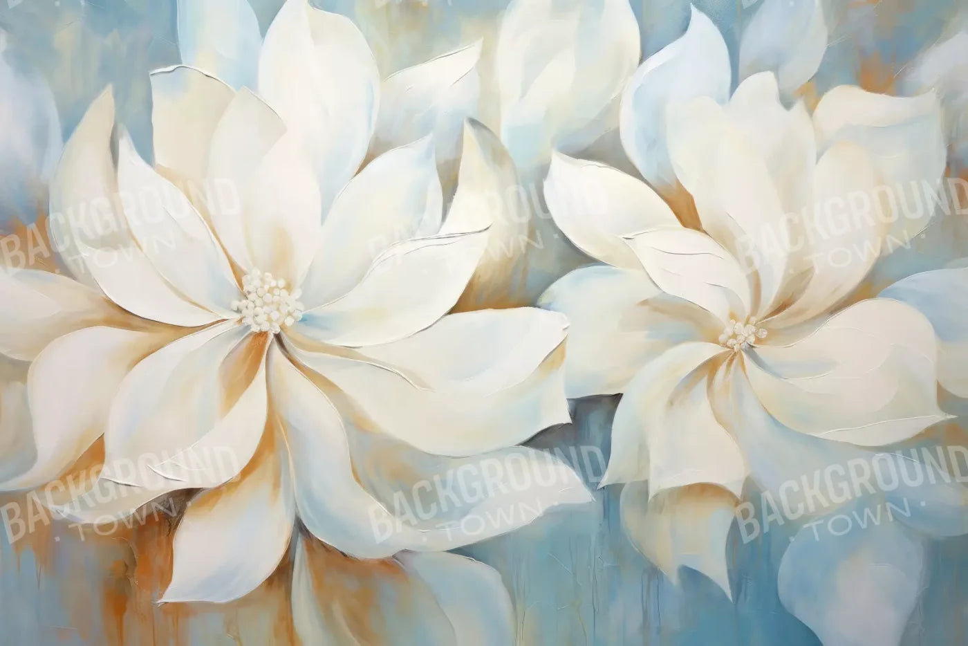 Warm And Floral 12’X8’ Ultracloth (144 X 96 Inch) Backdrop