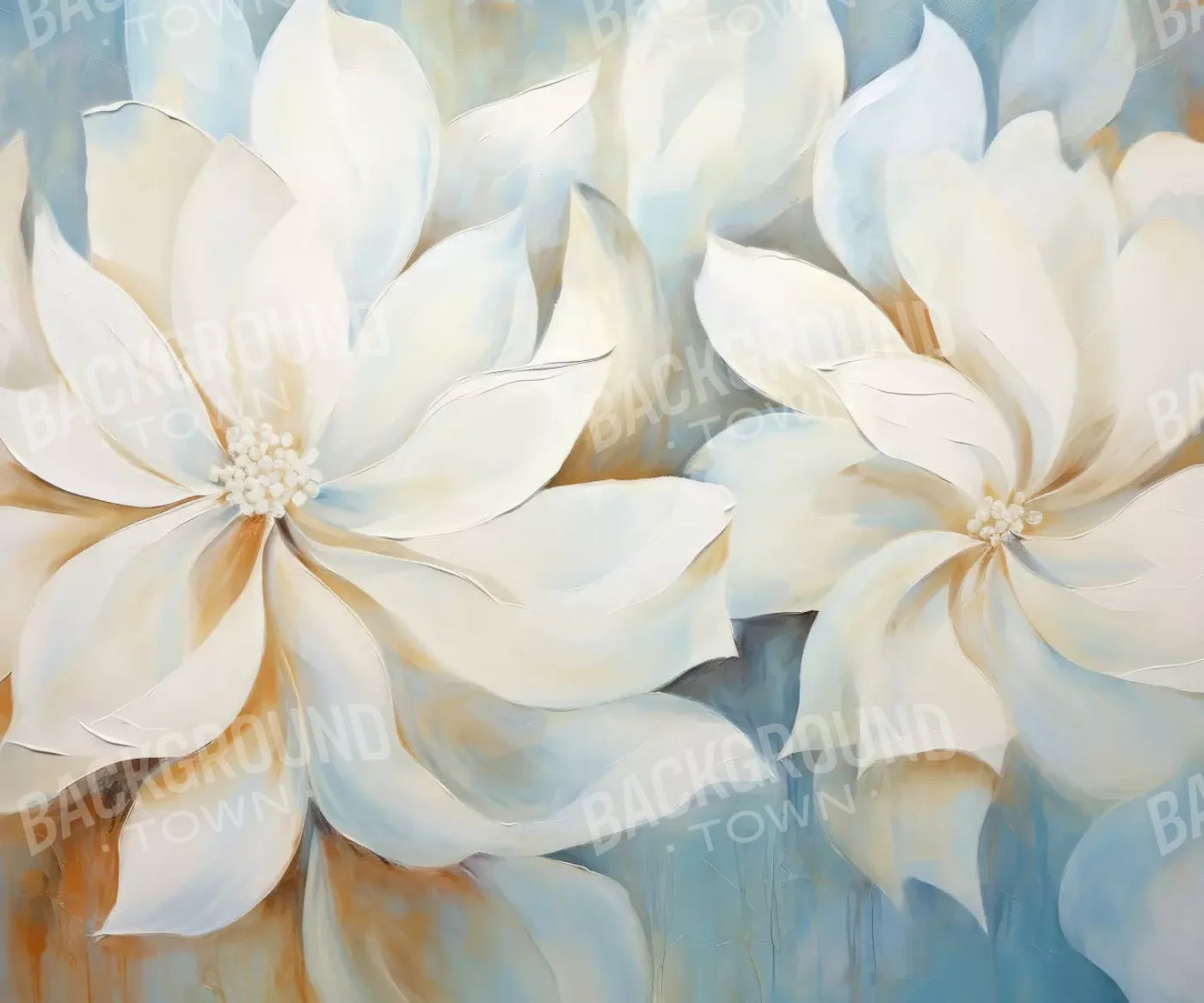 Warm And Floral 5’X4’2 Fleece (60 X 50 Inch) Backdrop