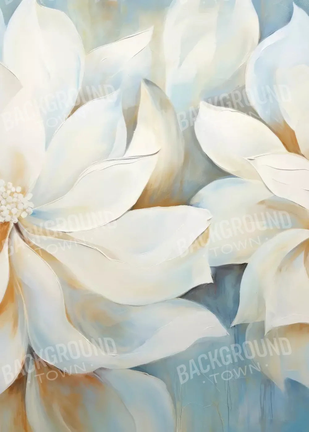 Warm And Floral 5’X7’ Ultracloth (60 X 84 Inch) Backdrop