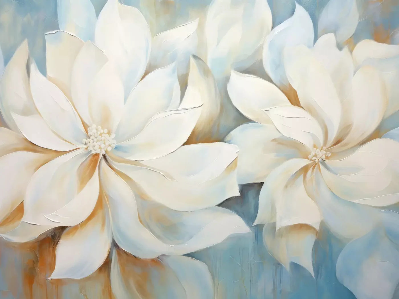 Warm And Floral 6’8X5’ Fleece (80 X 60 Inch) Backdrop