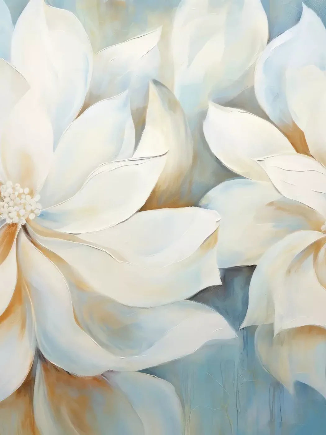 Warm And Floral 6’X8’ Fleece (72 X 96 Inch) Backdrop