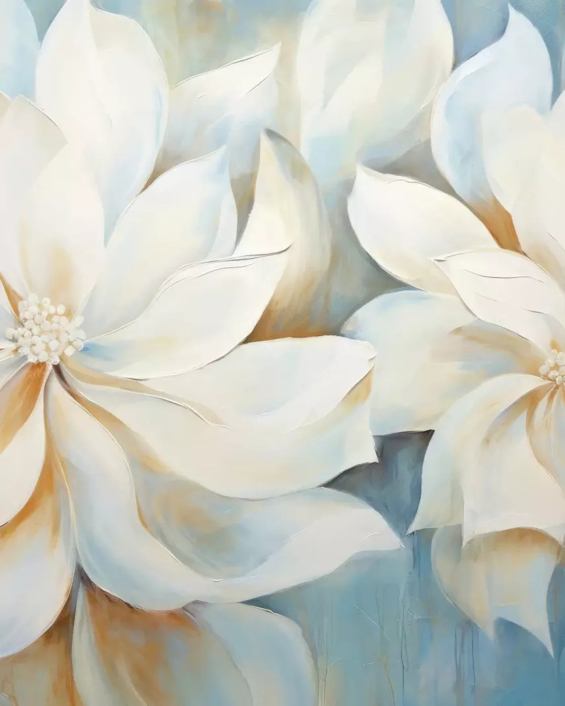 Warm And Floral 8’X10’ Fleece (96 X 120 Inch) Backdrop