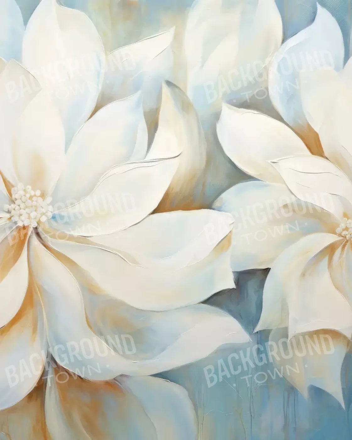 Warm And Floral 8’X10’ Fleece (96 X 120 Inch) Backdrop