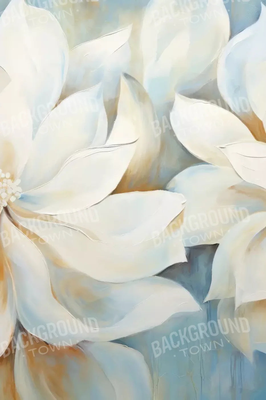 Warm And Floral 8’X12’ Ultracloth (96 X 144 Inch) Backdrop