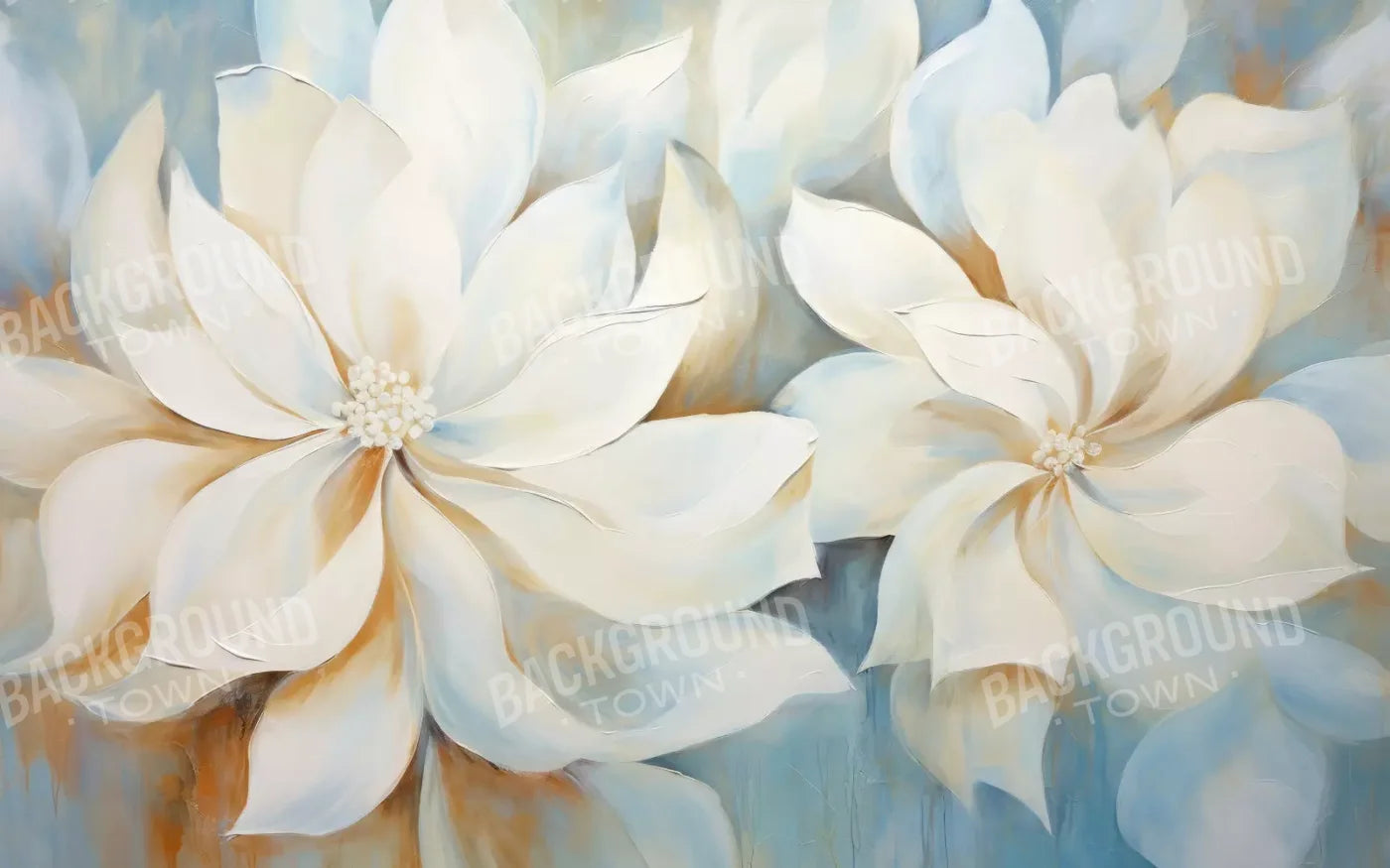 Warm And Floral 8’X5’ Ultracloth (96 X 60 Inch) Backdrop