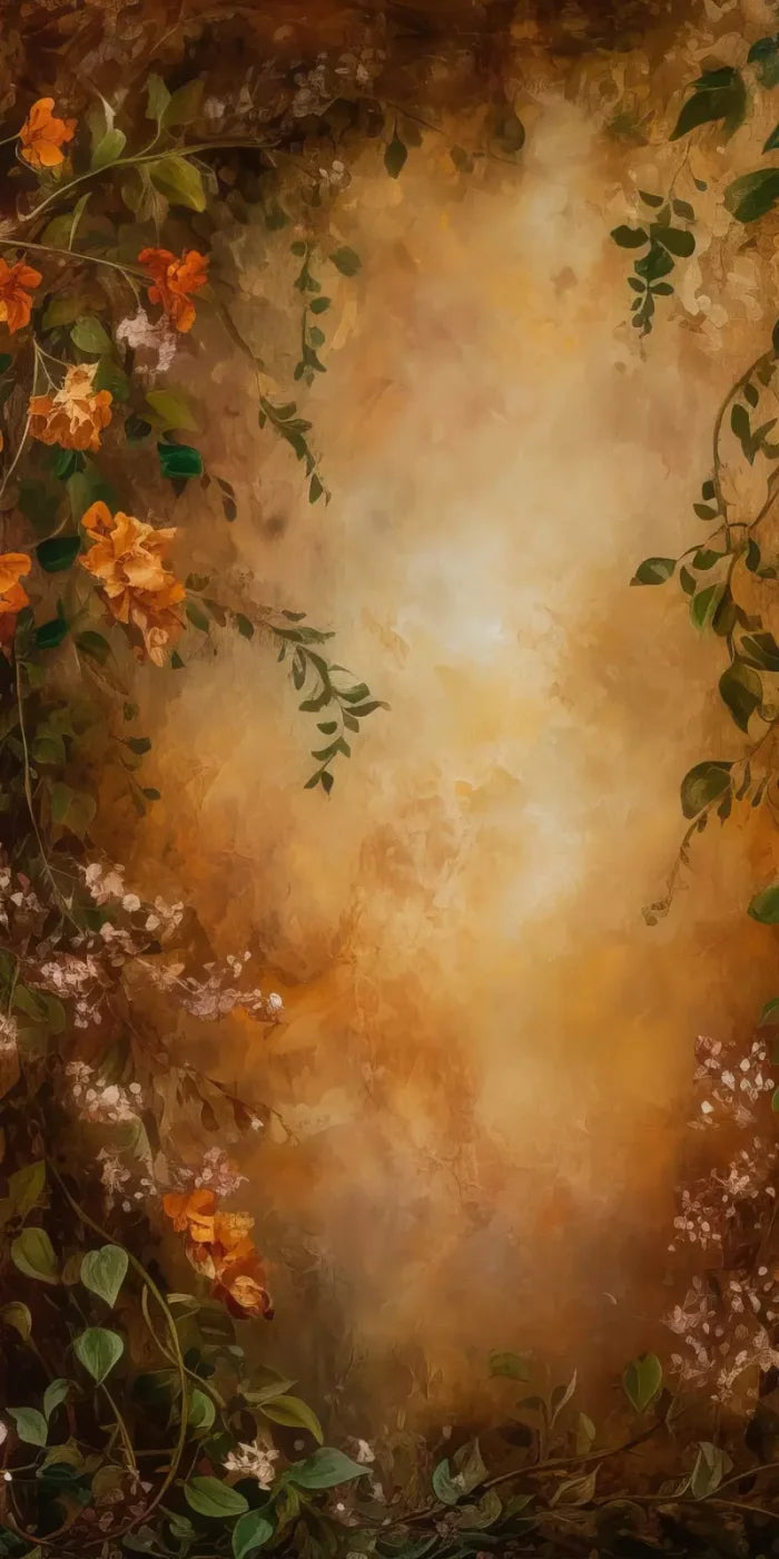 Warm Autumn Painted 10’X20’ Ultracloth (120 X 240 Inch) Backdrop