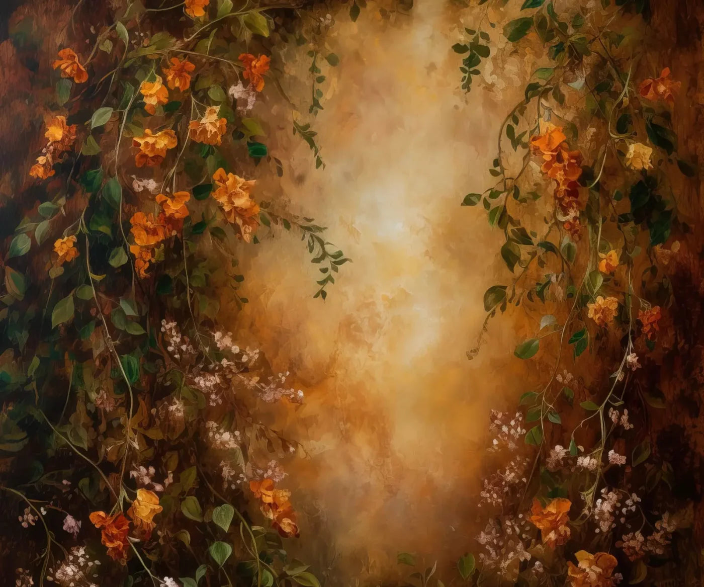 Warm Autumn Painted 12’X10’ Ultracloth (144 X 120 Inch) Backdrop
