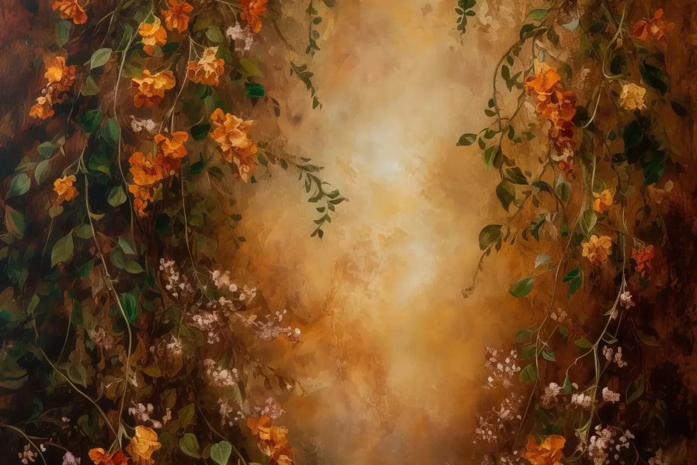 Warm Autumn Painted 12’X8’ Ultracloth (144 X 96 Inch) Backdrop