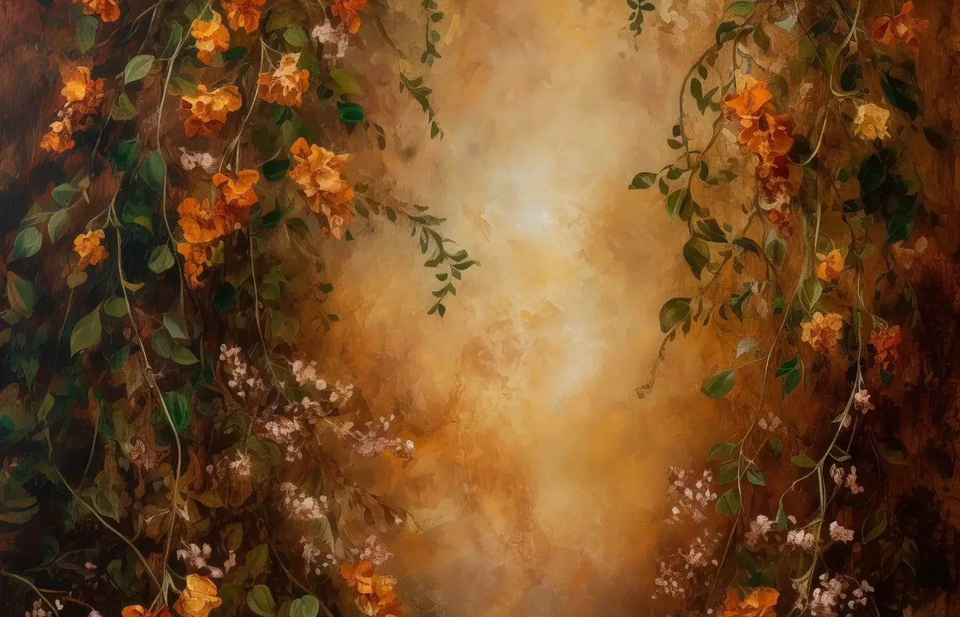 Warm Autumn Painted 14’X9’ Ultracloth (168 X 108 Inch) Backdrop