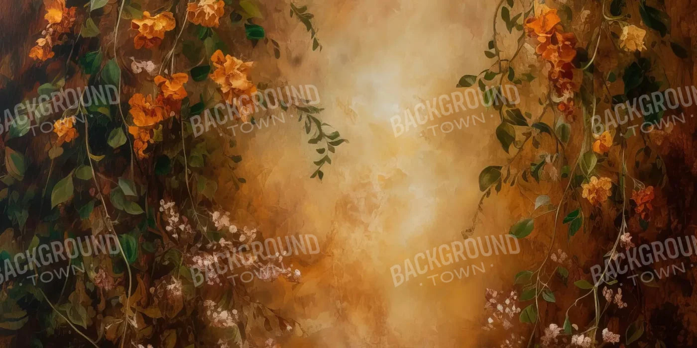 Warm Autumn Painted 16’X8’ Ultracloth (192 X 96 Inch) Backdrop